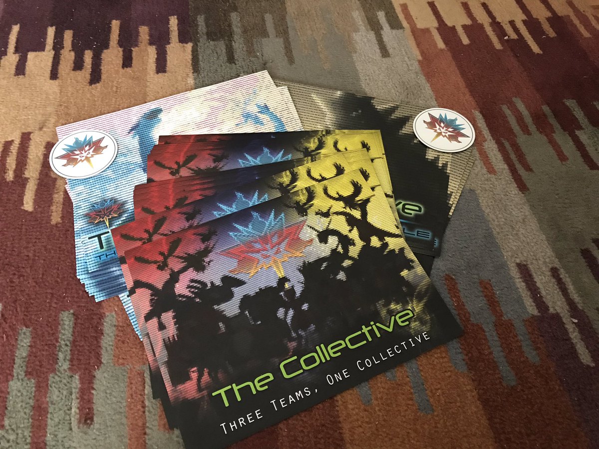 collective_md's tweet photo. 🚨Hot off the presses!🚨The latest #Collective_MD poster is now available. Ask on our @discordapp server how you can get this and other great Collective gear. Good luck this weekend Trainers! #3Teams1Collective #PokemonGO #RayquazaRaidWeekend #TempestCup https://t.co/qXshigMYo8