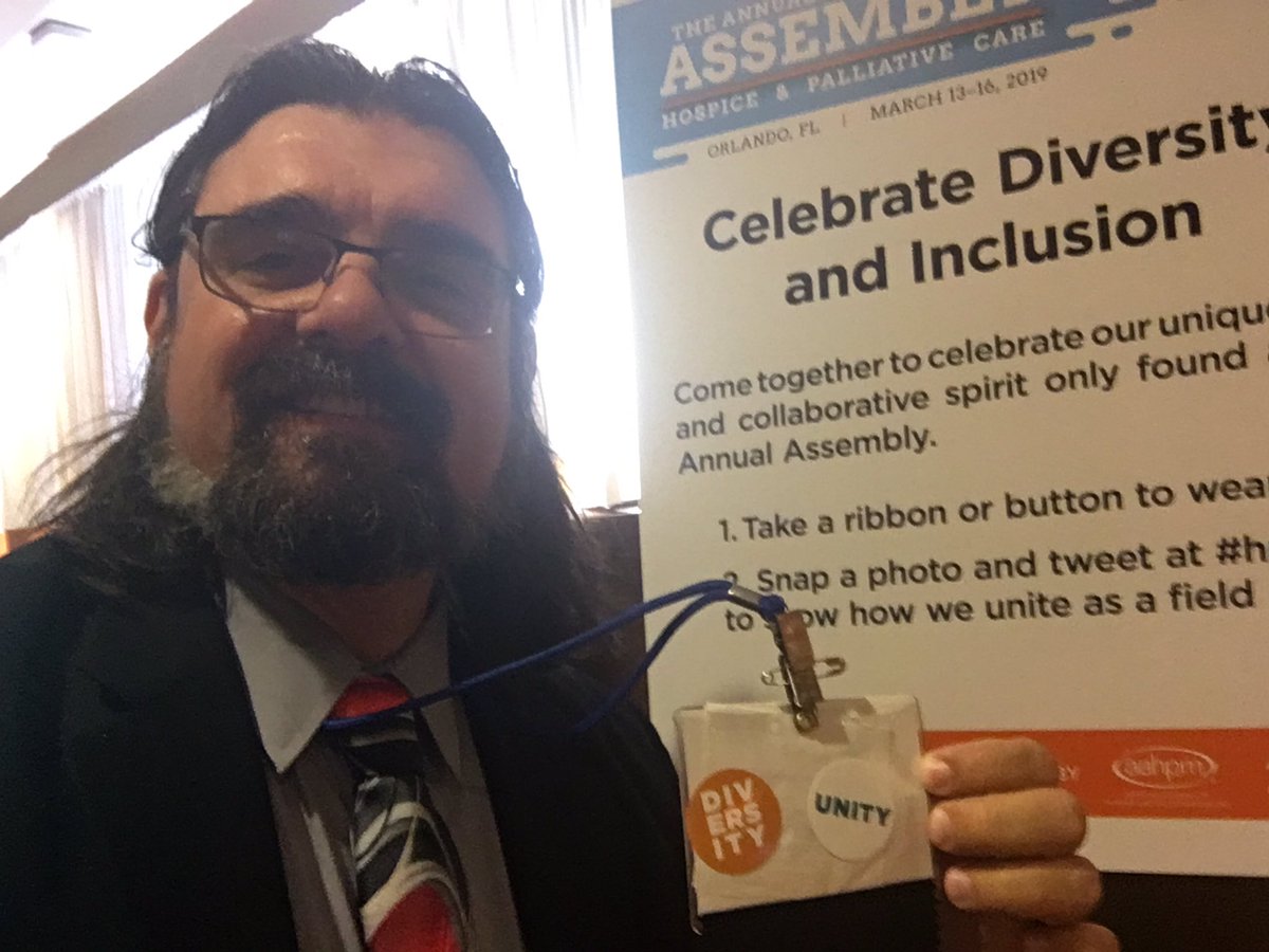 ChadDKollas's tweet image. I suck at selfies, but here’s my tweet to support Diversity &amp;amp; Inclusion at #hpm2019. 
(This is how the poster behind said I’m supposed to do it, so at least I have that going for me!😉)