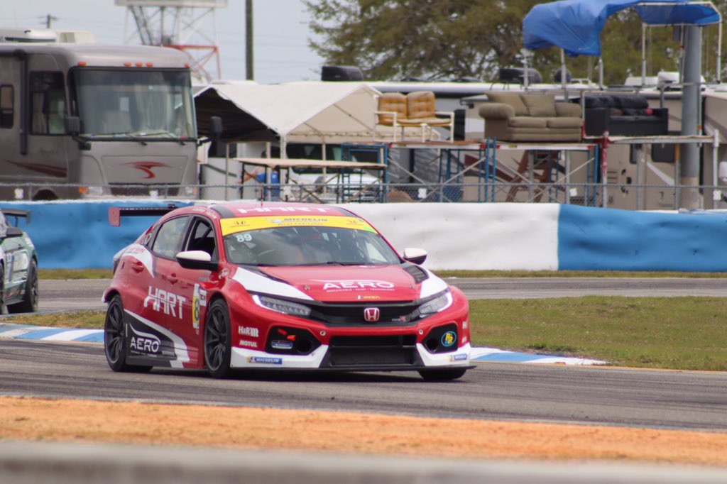 HARTroadrace's tweet photo. PODIUM!!! #ChadGilsinger/ @RyanEversley finish 3rd in the #AlanJay120!

#89Nice #IMSA50 #IMPC https://t.co/3SdSh85nkh