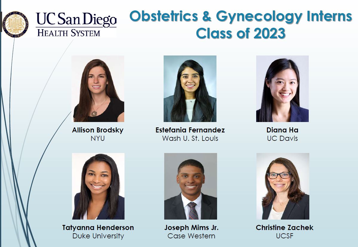 Welcome to our new OB/GYN residents – Class of 2023!  We look forward to working with this new team.  Congratulations!  #MatchDay2019 #MatchDay #UCSDMatch2019 #UCSDdelivers