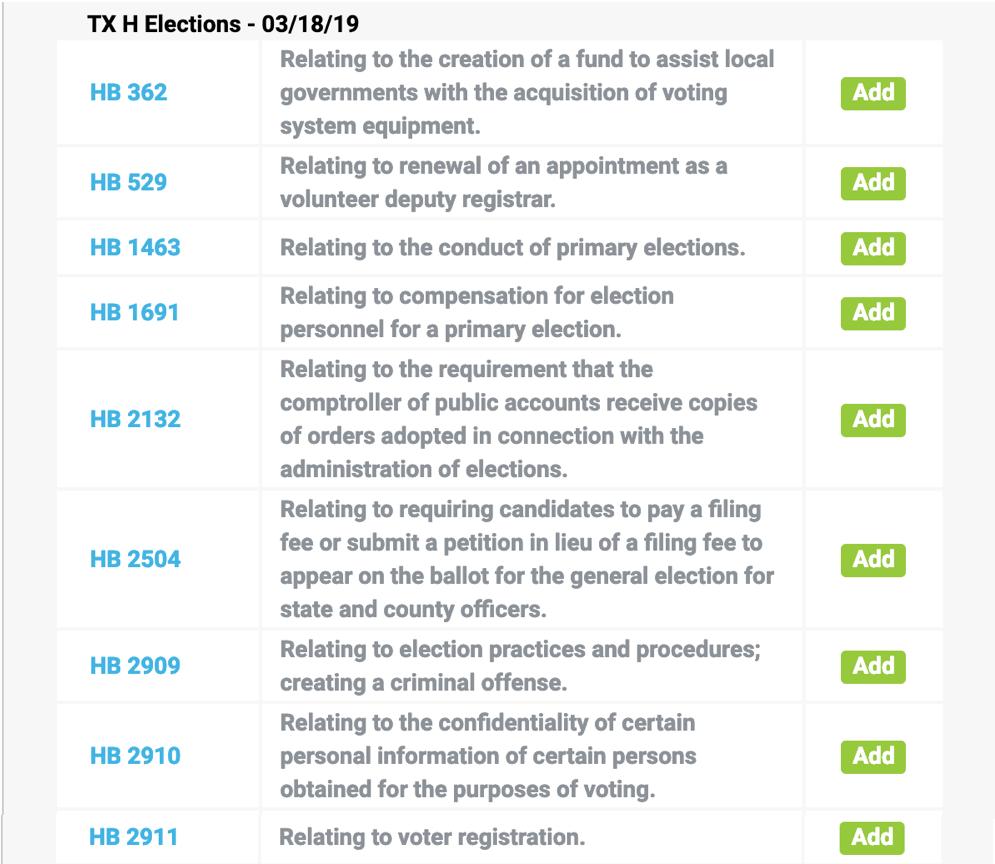 BillsUpNow's tweet photo. Follow the entire committee meeting or any specific bill. We will send you an instant alert when it is laid out and we provide time-stamped video for each bill. #txlege https://t.co/ltuY9GOcgB