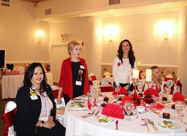 SiennaWL's tweet photo. Eight Sienna Women's League volunteers helped Hope For Three staff and volunteers at the annual "For the Kids We Love" Luncheon on Feb. 14.  Pictured are four members:  Yvonne Ovalle, Beverly LeBlanc, Sherry Von Boeckmann and Viki Deardorff.  Others help… https://t.co/QsjECxBgOl https://t.co/6bRMoK1fDv