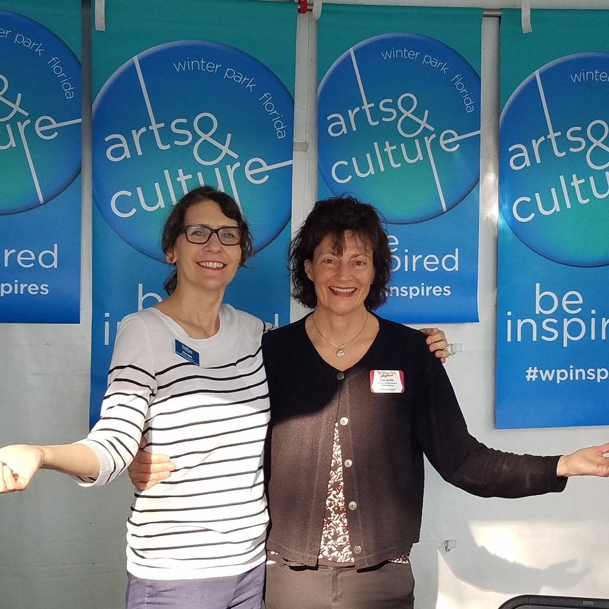 WinterParkFla's tweet photo. It's a great day for the 60th @WPSAF! Come see us at the city's Arts & Culture Alliance booth! #WPSAF #WinterParkFla #WinterParkEvents https://t.co/l9waWCHko5