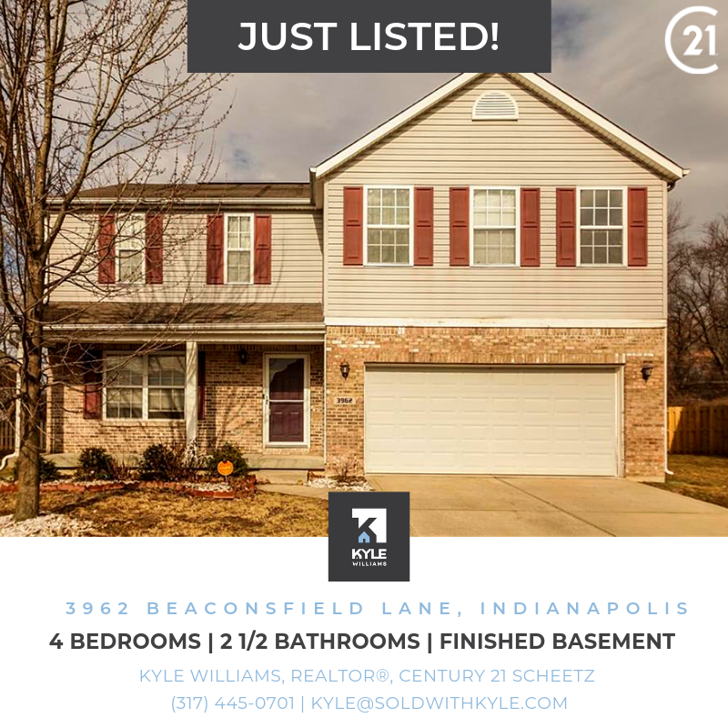 soldwithkyle's tweet photo. Just listed: 3962 Beaconsfield #Indianapolis 4 bedroom home with deck + fenced backyard... 🌸 You won't want to miss THIS! More info: https://t.co/RuEjlDp0i6 (317) 445-0701 #forsale #realestate #justlisted #openhouses #newhome #movingon #movingup #newhouse #listing #listagent https://t.co/VGfO9qxXk7