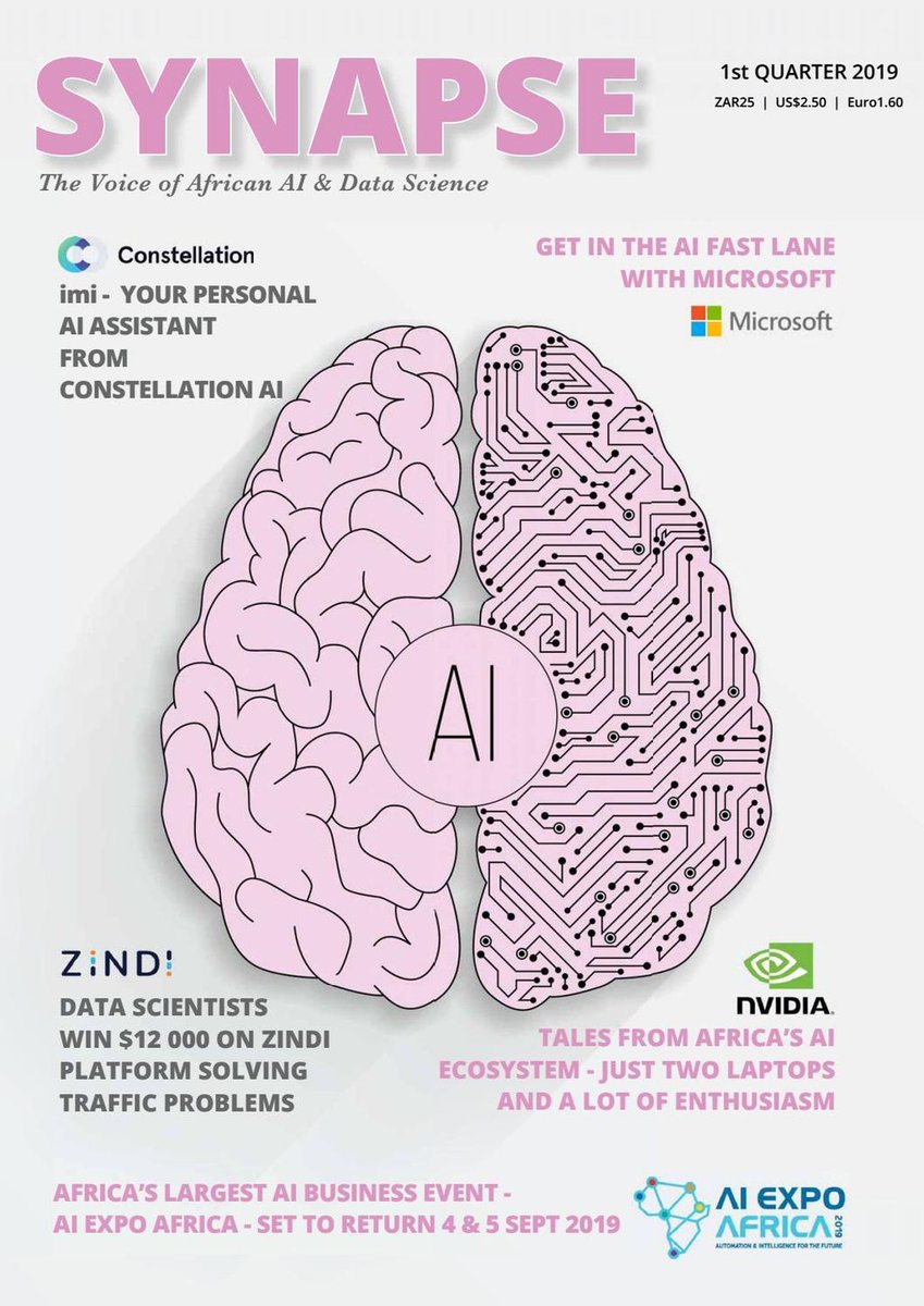 ashoe_nl's tweet image. Synapse Magazine twi.li/bVGXDN #ArtificialIntelligence #africa #cortexlogic
