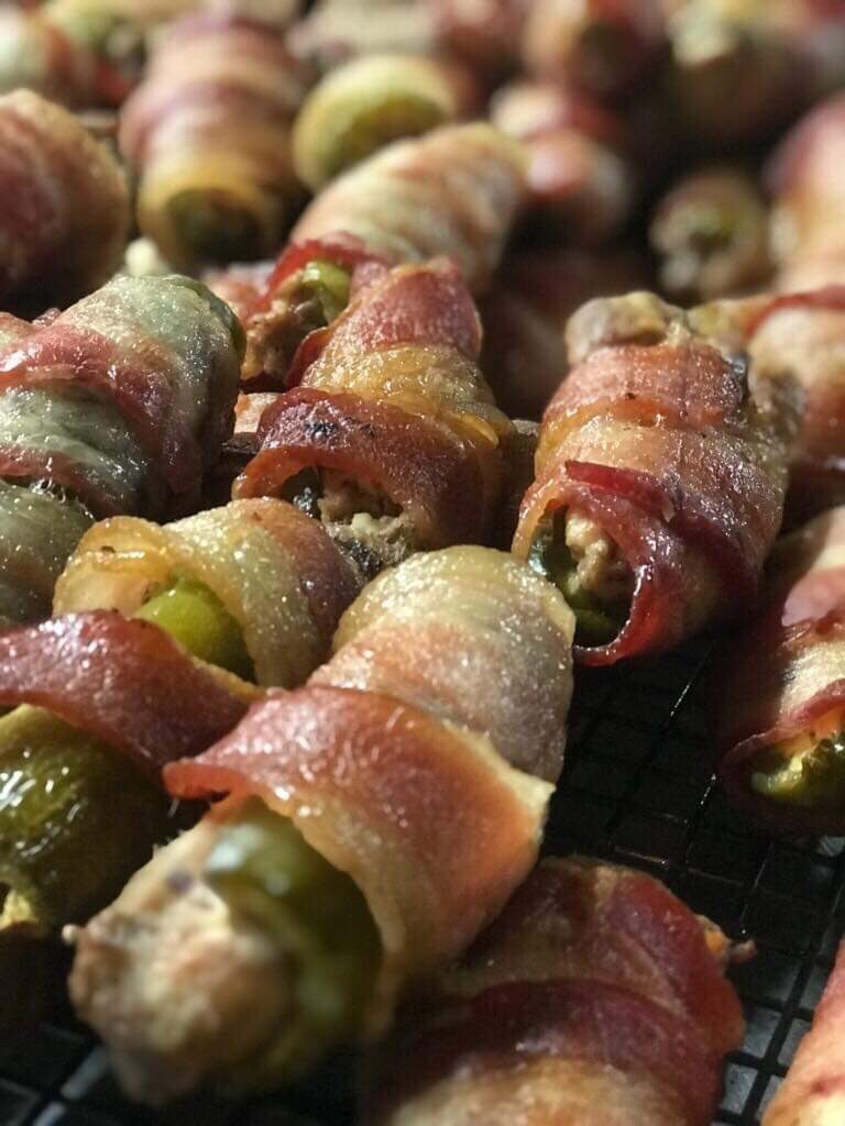 JambosBbqShack's tweet photo. Come enjoy some stuffed Bacon Wrapped Jalapeños 11a-8a! We have FREE BEER today AND Chasing Rent will be playing live from 4-8PM! https://t.co/emolR71aTZ