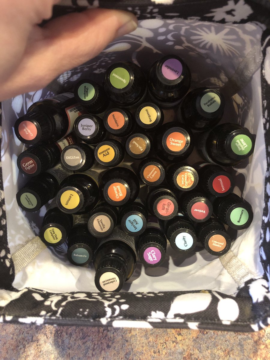 traceytweets's tweet photo. @PlantTherapy Yes of course!! There’s more in my room, but as you can see I have a slight obsession 😂 #oilsworkwonders https://t.co/qoKlQ0uB9t