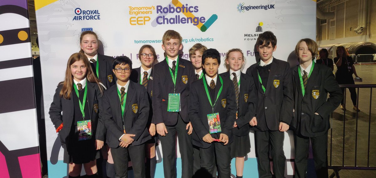Just waiting on the results of today's challenges now. No matter how we've done, Team Calderstones have had a fantastic day <a href="/BigBangFair/">BigBang redirect</a> <a href="/Tomorrows_Eng/">Tomorrow's Engineers</a> #TERobotics