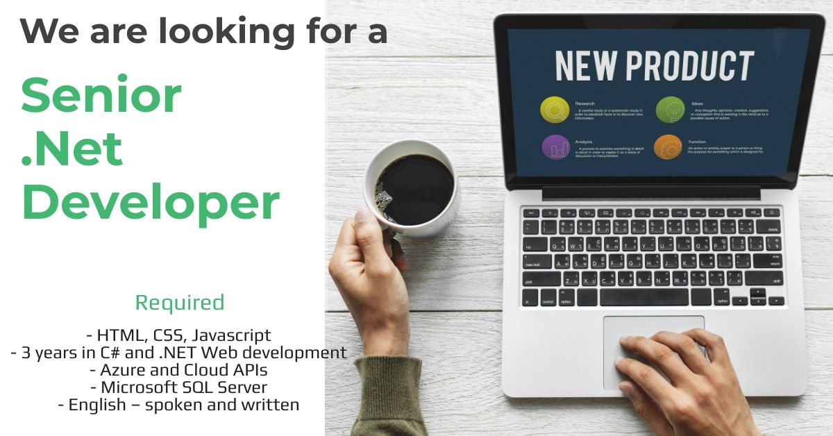 Vantino_Soft's tweet photo. #Hiring .Net Developer to work on several new projects of our client - Swiss real estate booking platform. 

The details are here: https://t.co/WkThL4C1XK
Feel free to send your CV to hr@vantino.com
#js #.net #job #vacancy #jobsearch #net https://t.co/i87v997rEX