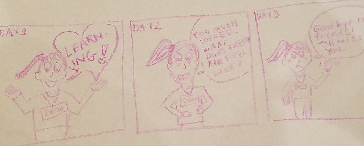 Three stages of conference attendance.  #hpm19 #MedEd #medhums