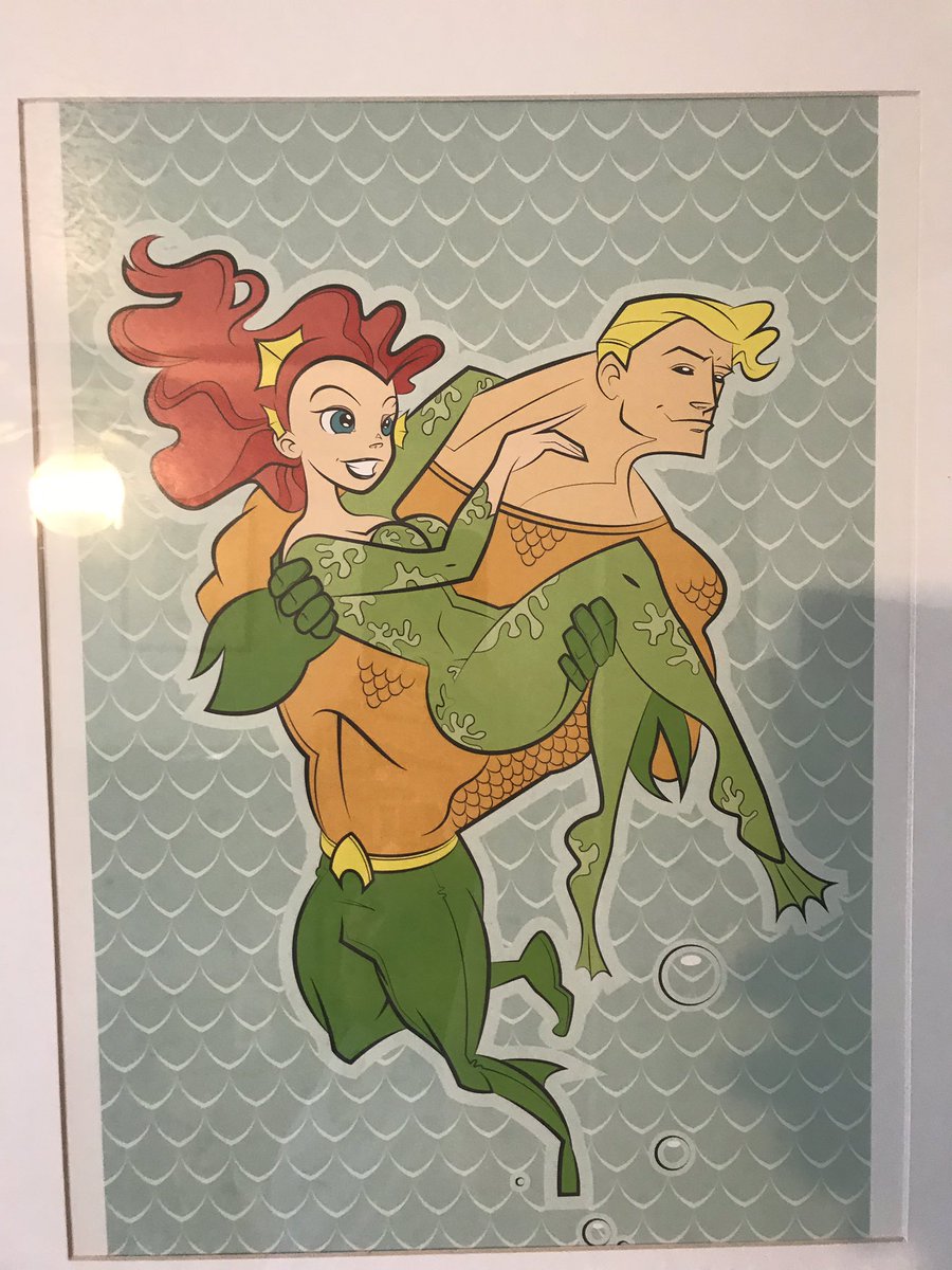 Unprompted my daughter said “daddy as a mermaid”... well done sweet child.