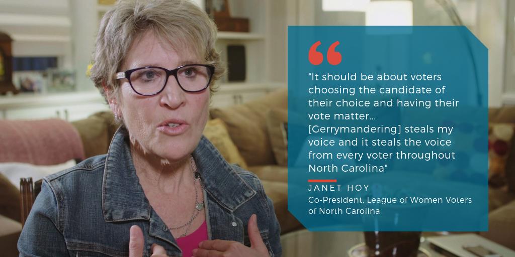 Janet Hoy of League of Women Voters NC