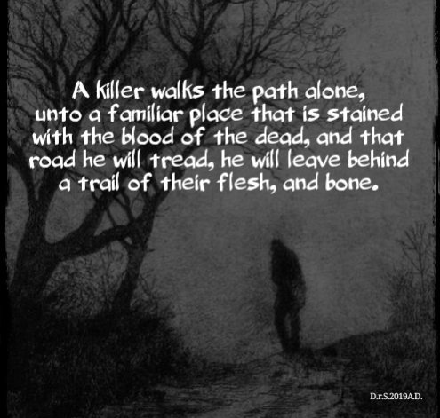 HOLLOWOODS's tweet photo. D.r.S.2019A.D. #ABSOLUTION #darkquote #killer #Evil #violent https://t.co/I48YqiPwNQ