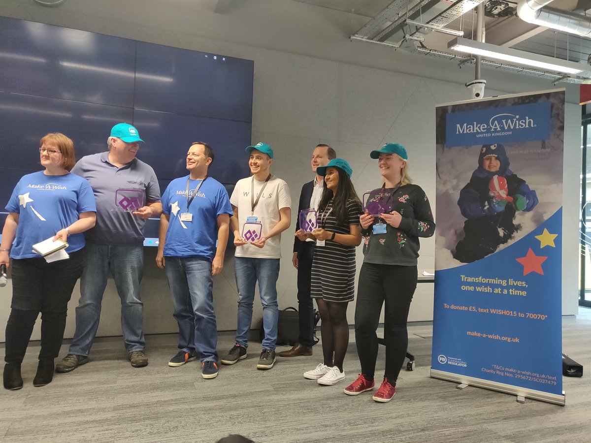 BenHosk's tweet photo. Winner of the Power Platform Social Innovation Hackathon Emerald-Pythagoras #partnerhack #MakeAWishUK https://t.co/rFeKV3D1o1