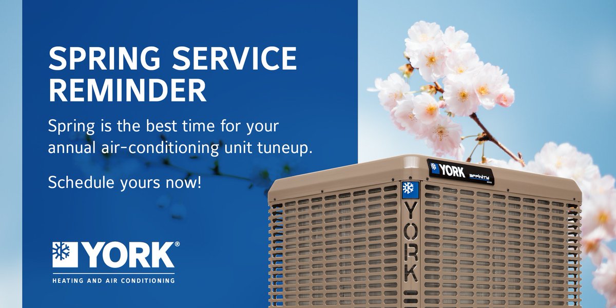 Spring is almost here! Have you scheduled your annual tuneup yet? If you need a contractor, find one here. bit.ly/2QHylCG #springmaintenance #HVAC