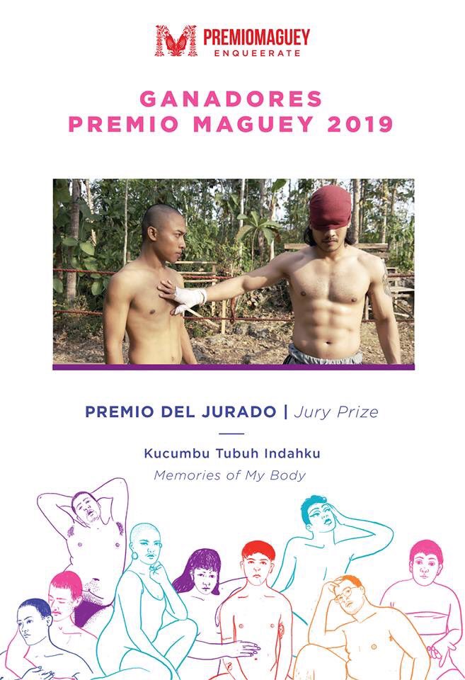 PremioMaguey's tweet photo. Premio del Jurado / Jury Prize:
MEMORIES OF MY BODY
#FICG34 #PremioMaguey #Enqueerate https://t.co/fpBkd9sFAD