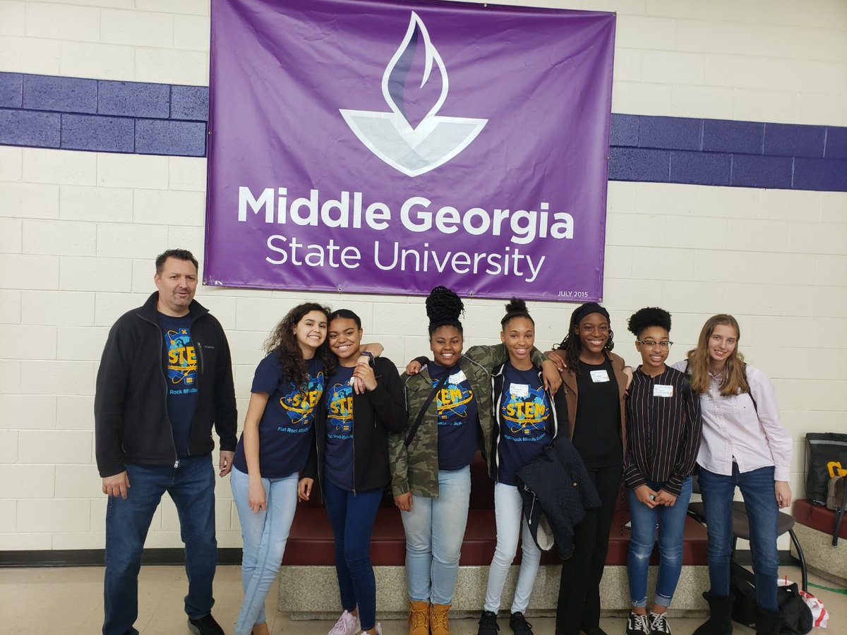 EagleStem's tweet photo. Team 8A representing from @gastcfayette at the state finals! Thanks to @MGAstateU for hosting us! @FRMSEagles #FlatRockForward #STEMLife #fcboeSTEAM https://t.co/CJpuedIdhb