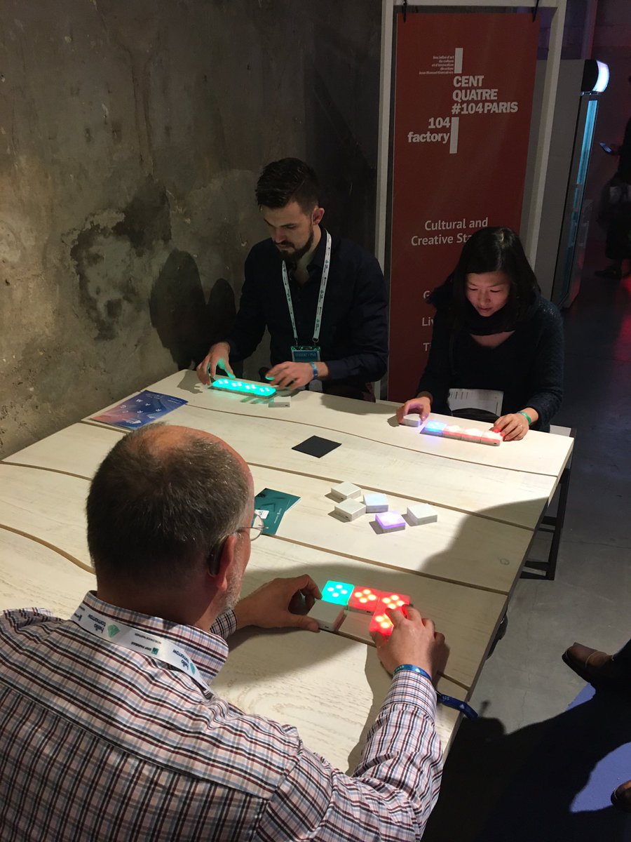 Let’s play with <a href="/uwti_io/">UWTI</a> @104factory <a href="/hellotmrc/">Hello Tomorrow</a> <a href="/104paris/">CENTQUATRE-PARIS</a> #HTSummit