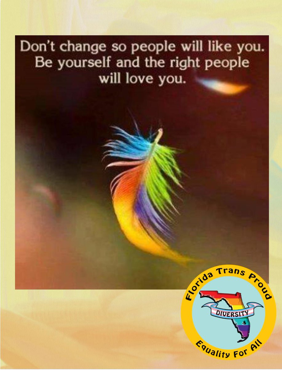 florida_trans's tweet photo. Always be you. #transgender #trans #transsexual #translove #transisbeautiful #transflorida #transproud #transproudandloud #transstagram #instatranssexual #lgbtqia #lgbt #lgbtpride #lgbtparents #lgbtpositivity #lgbtproud #TimCook #JesseFerguson #FTP #floridatransproud https://t.co/S6ARJz9FWJ