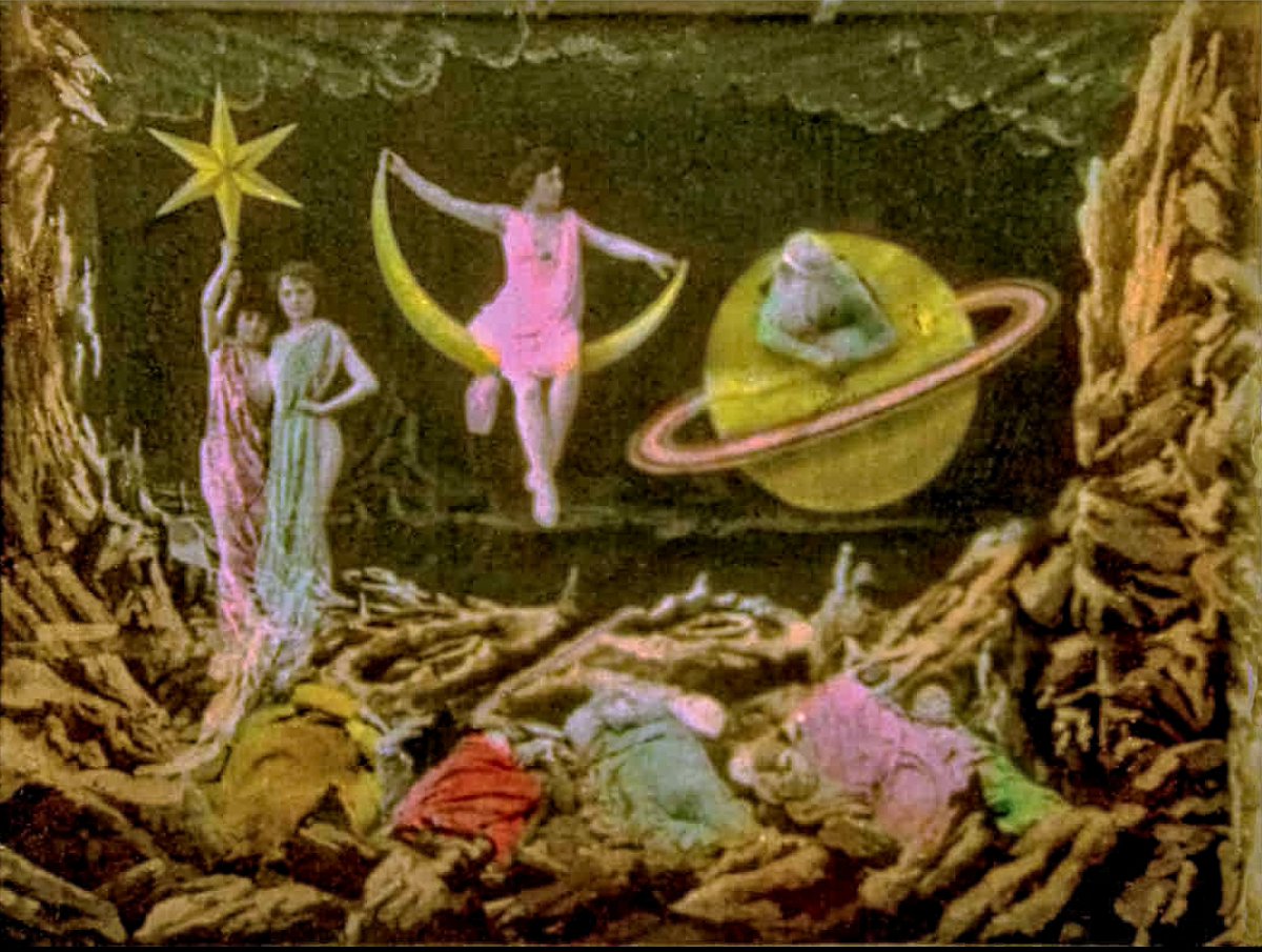 gmeliesproject's tweet image. 1902. A trip to the moon. so much poetry and lightness.✨
#georgesméliès #poetry #sciencefiction #earlycinema #pioneer