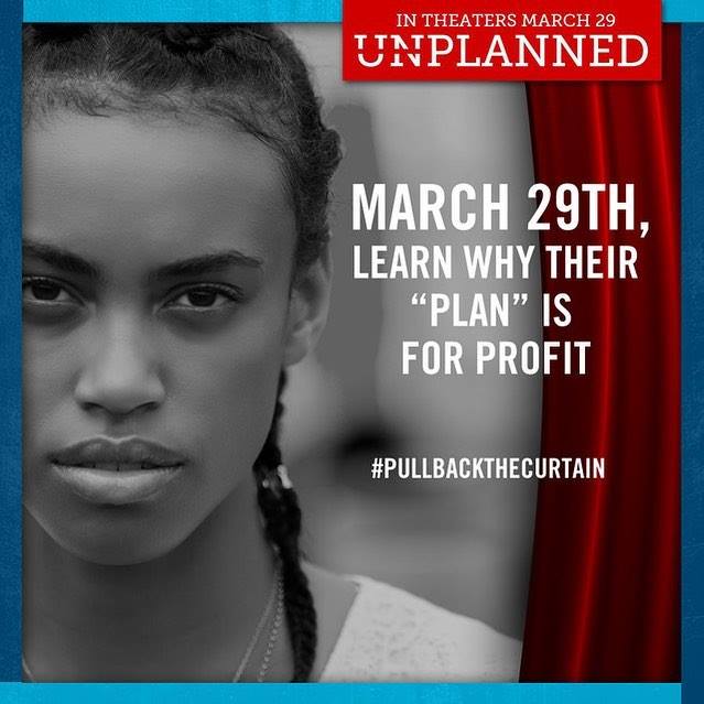 Let's share the message! March 29, learn why the 'plan' of the largest abortion provider is profit. It's time to #PullBackTheCurtain #Unplanned #AbbyJonhnson #Prolife #AbortionWorkers #Abortion #SeeItTogether #HerStory Pre-order tickets at UnplannedTickets.com