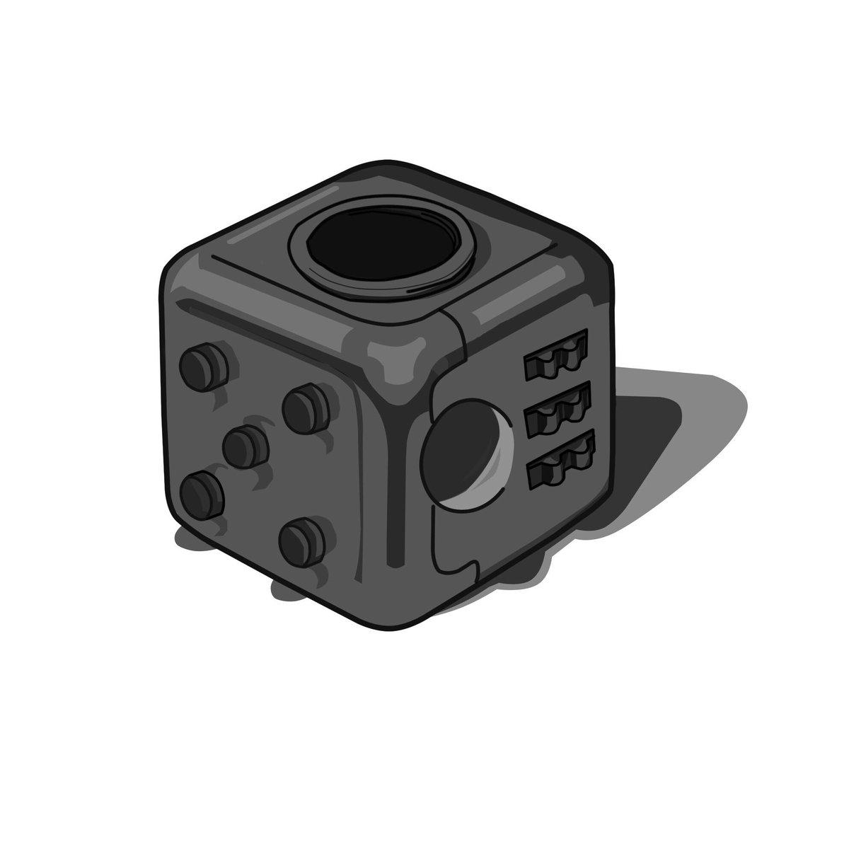 FidgetCube's tweet image. Check out the digital version of Kate’s @kmbrgnarts Fidget Cube sketch!

#fidget #fidgetcube #fidgetfever #fidgeton #antsylabs