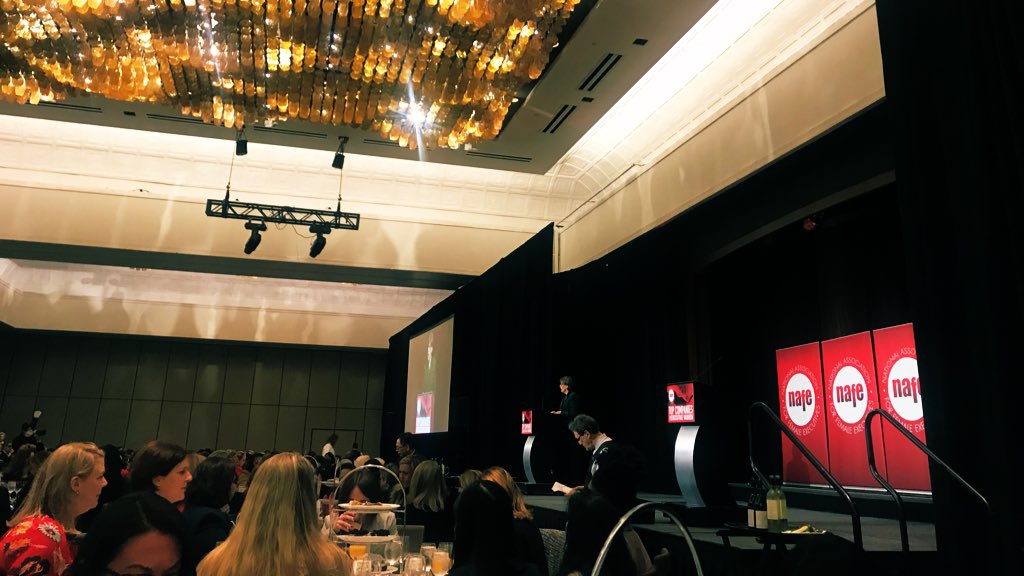 vanglaurae's tweet photo. This room is the most #ladyboss room I think I’ve ever been in. TY &amp; congrats! @IBM @_NAFE_ https://t.co/Vly5agQp9E