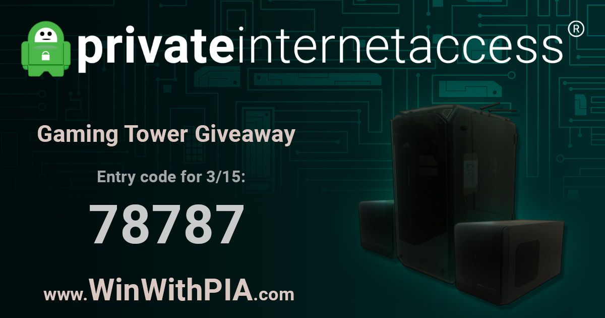 Snoonet's tweet photo. From now through 3/23, enter daily for a chance to win a custom gaming PC, or one of two eGPU &amp; nVidia 1080ti combos! 

Enter the code in the image at https://t.co/bZuIFio1qd every day for a chance to win.

Void where prohibited, see website for complete rules &amp; regulations. https://t.co/bGBrEsEy8E