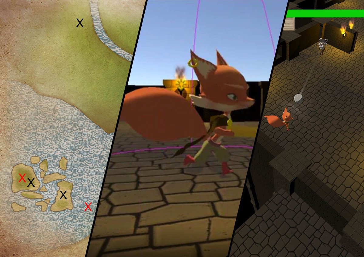 FBoWTheGame's tweet photo. Weekly recap n°6 : creation of the world map, characters’ animations done and lighting tests for the prologue #indiegame #gamedev #FBoW #videogames #Developpement #characterdesign #map #fox #raccoon https://t.co/sRZJG4CGFN