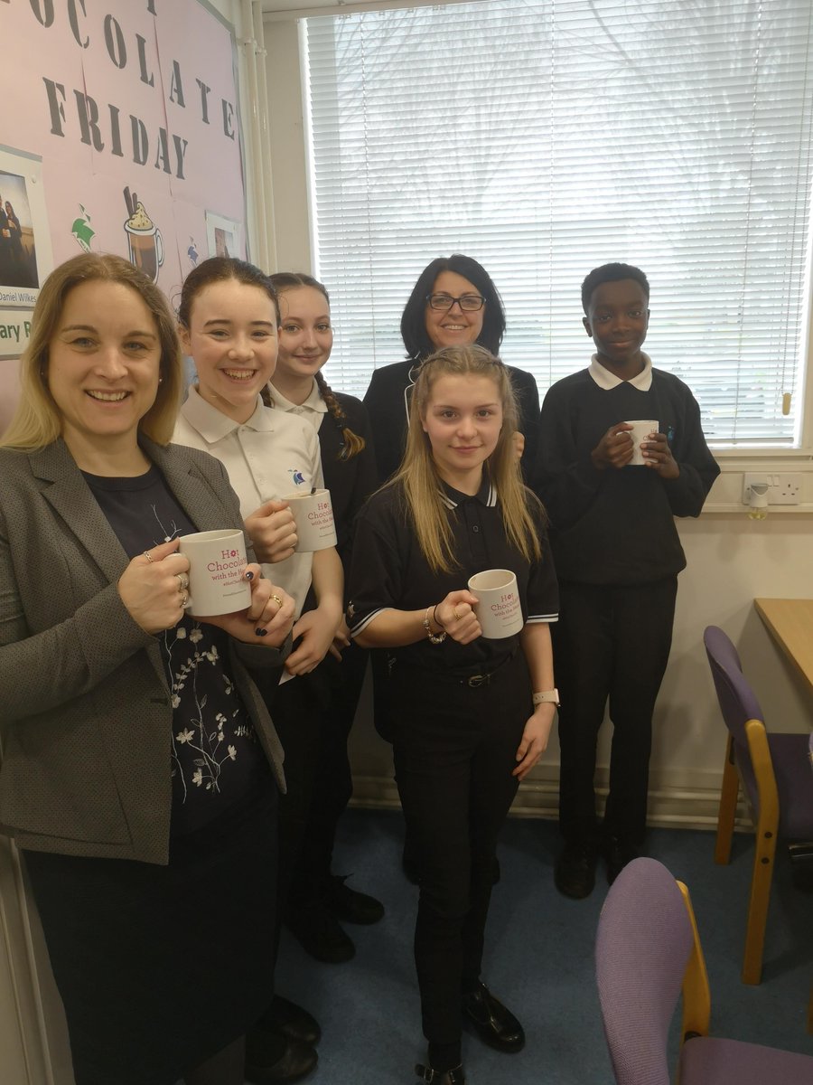 alnsportsmouth's tweet image. Hot Chocolate with the Headteacher - Friday 15th March 2019 - Millen, Hannah, Mohamed and Elise were all nominated to share a Hot Chocolate with Mrs Hardingham and Mrs Holness this morning to... - po.st/iqvuWq