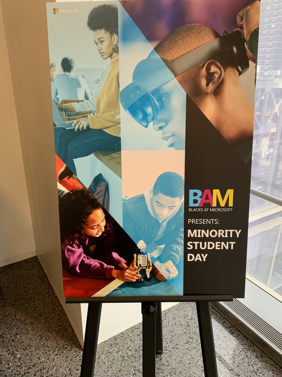 Mr_SG44's tweet photo. FIELD TRIP!!! Thanks for the invitation @Microsoft ! #BAM #BlacksatMicrosoft #BMSD #CsinColor #WhyCSMatters https://t.co/2USyQF6AdJ