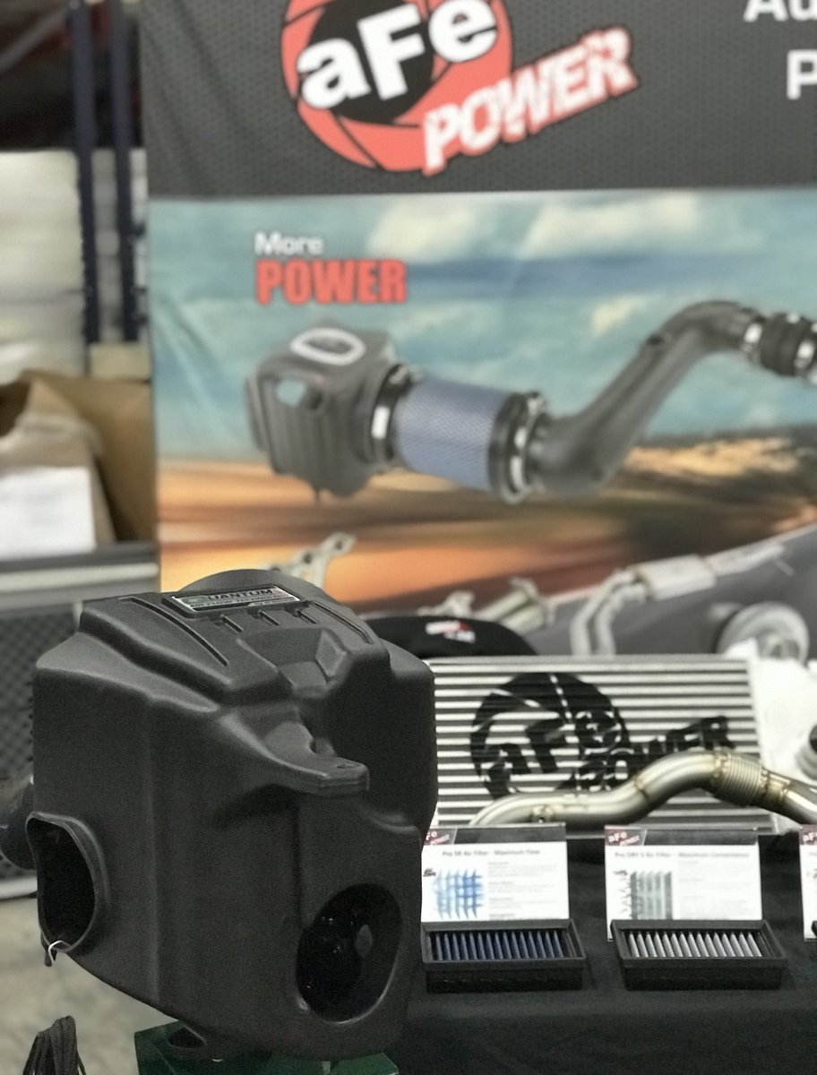 aFePOWER's tweet photo. We’re all set up at the @meyerdist Jobber Show 👌
.
.
#afepower #meyerdistributing #jobbershow #afeintake #afeexhaust #afediffcovers #afeintercooler https://t.co/6vuOnkn85N