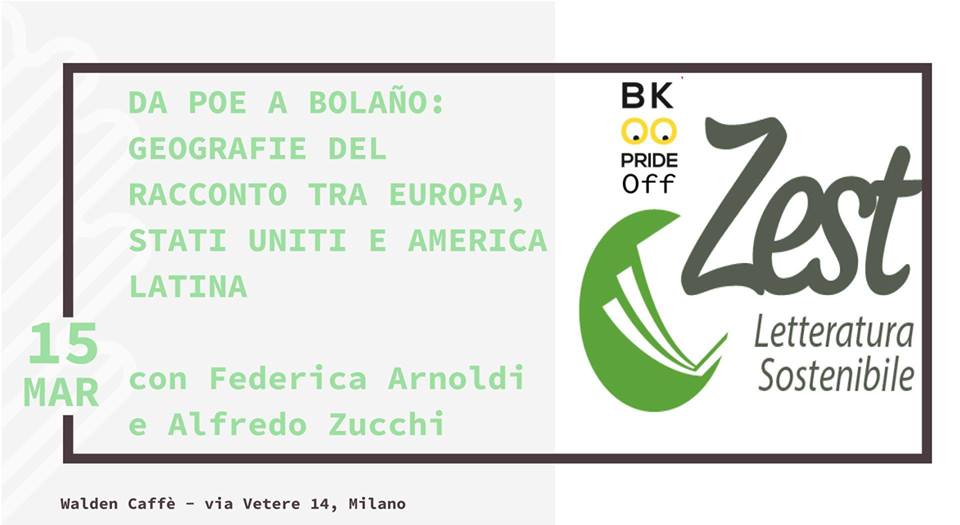 CrapulaClub's tweet photo. Stasera a #Milano per #BookPrideOff presso il Walden Caffé il nostro @Alfharidi insieme a Federica Arnoldi parlerà di #racconto. Siateci, non c'è un incontro migliore per approfondire il discorso. 
Da #Poe a #Bolano: geografie del racconto tra Eurpoa, Stati Uniti e America Latina https://t.co/59mo4qumCK