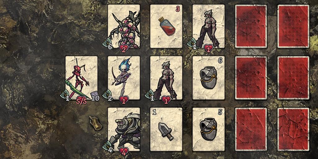 Inspired by my favorite #7DRL title, starting to work on a new project, another roguecardlike! This game will be more action oriented. #gamedev #indiedev