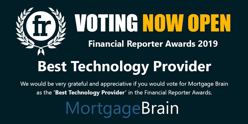 Mortgage_Brain's tweet photo. Love what we've #SignedSealedDelivered recently? You can show your appreciation by voting for us in this year's @F_Reporter awards! 

We'd be so grateful for your vote in the Best Technology Provider category. 🏆 https://t.co/5lDRjC13gb #FRA19 https://t.co/POBeYHTQmB