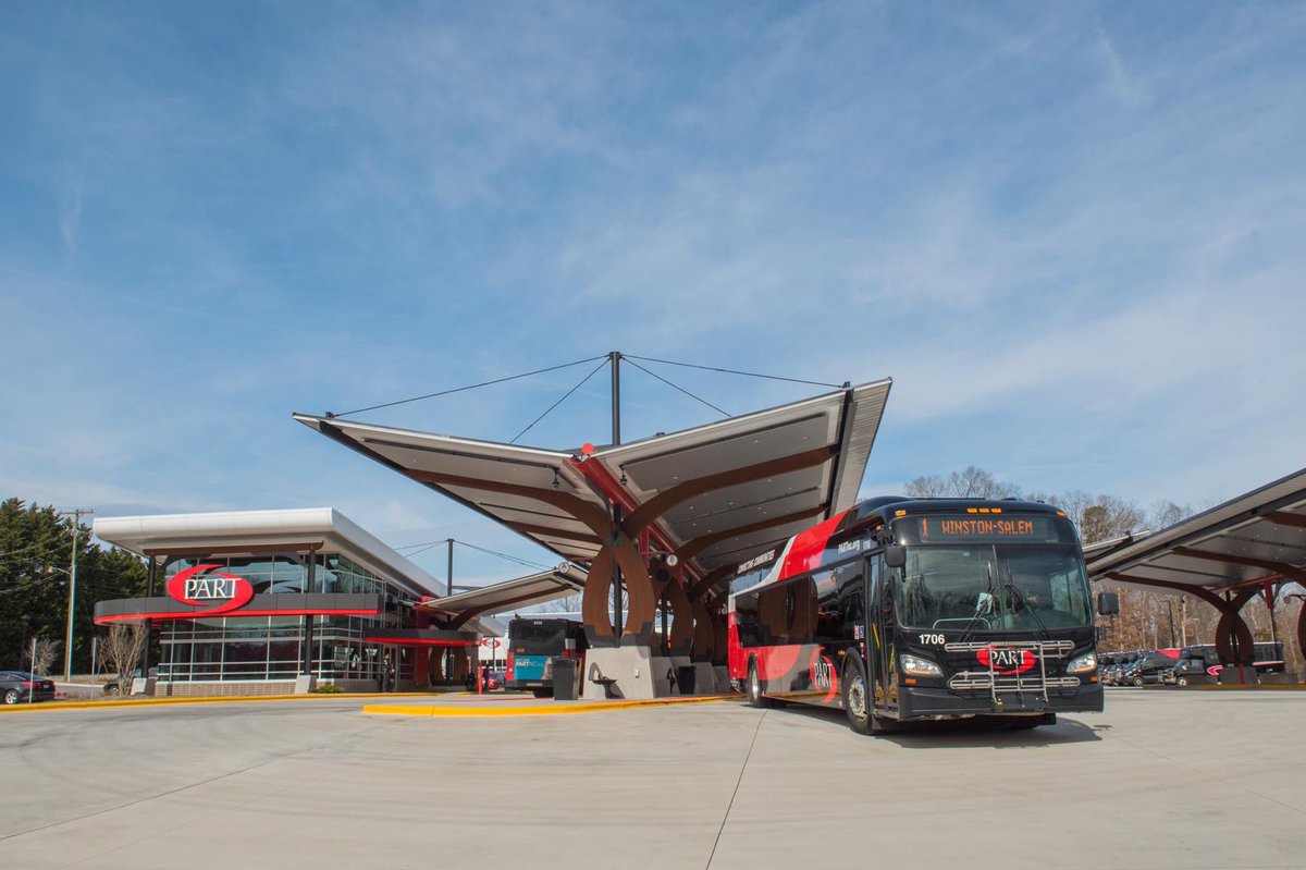 PARTNC's tweet photo. Thanks to the NCDOT Photographer, Katy, for some wonderful photos of the PART and GTA buses in action in Greensboro! @GTAHEAT @greensborocity @NCDOT @NCDOT_Triad #greensboro #partexpress #electricbuses https://t.co/jxzecqPyPq