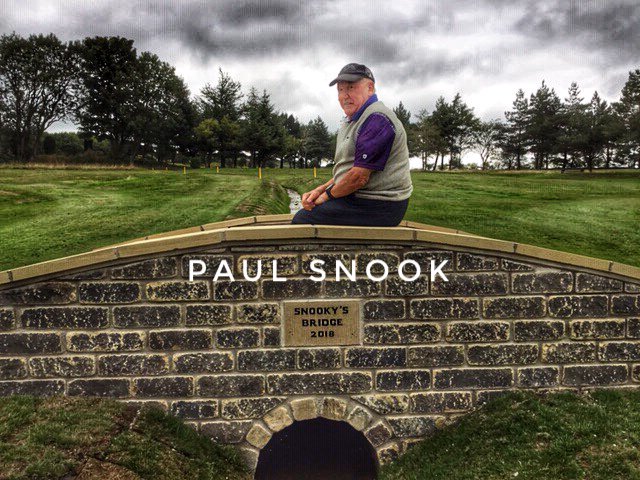 New Honorary Life Member - Paul Snook,

During Paul's 47 years at <a href="/TodGolfClub/">Todmorden Golf Club</a> he has racked up an impressive 20 major wins as well as a whole host of others.

Paul has left a permanent memento with his generous donation which has enabled the building of ‘Snooky’s Swilken Bridge’