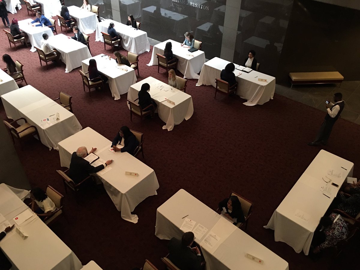 pdjacksonolin's tweet photo. Academy students at the Career Development Conference @HarbertCenter learning resume skills &amp; professional dress/etiquette. Thank @IAmEdBirmingham They are learning so much &amp; getting so much positive exposure with @rotaractbham https://t.co/WxmPltY61Y
