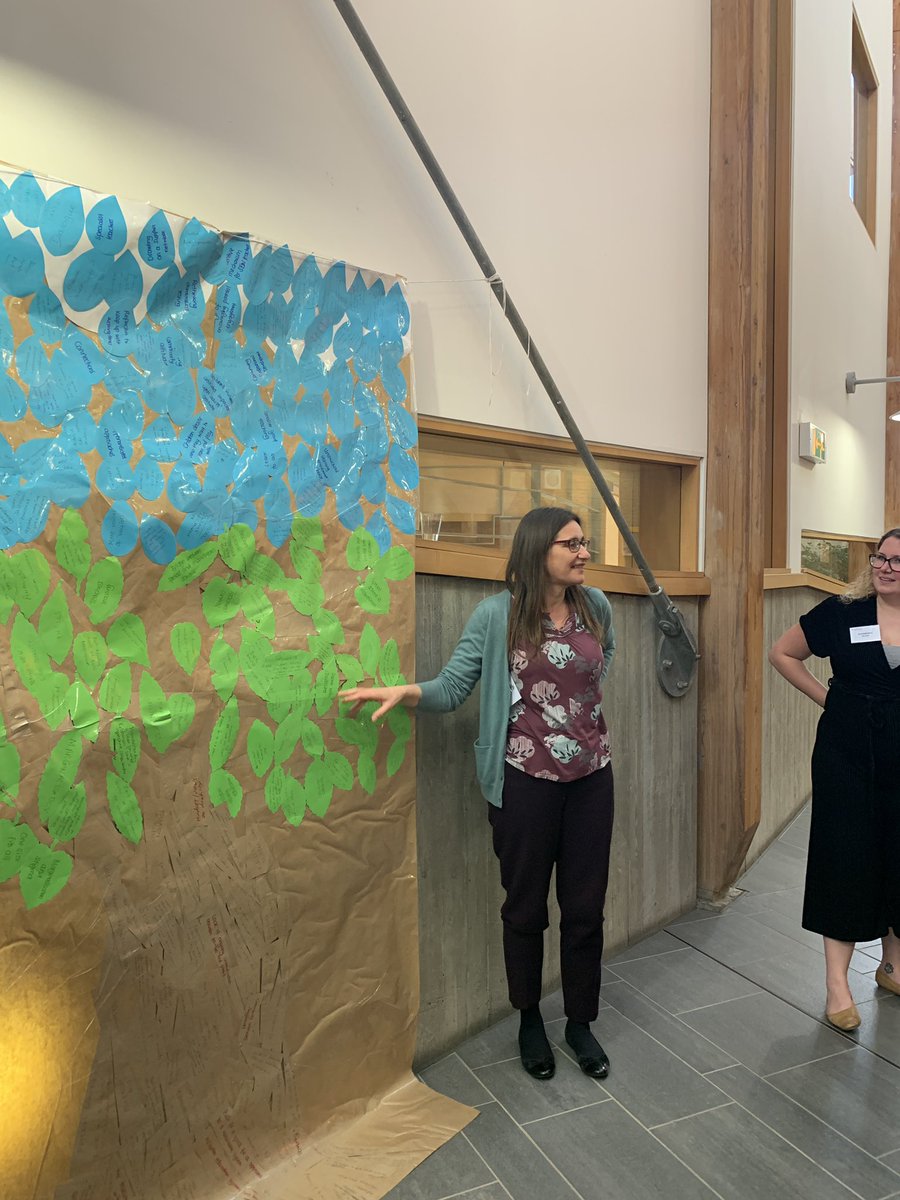 seemanath's tweet photo. .@PaulineMRose moves the discussion to the tree where delegates in the earlier workshop came up with challenges(root), symptoms(leaves),solutions(rain) b4 the start of the session 'In the hot seat' with @nsingal14, @NoraGroce & Elina Schmidt @Sightsavers_Pol #FromPromisestoAction https://t.co/EFfmy6jNaB