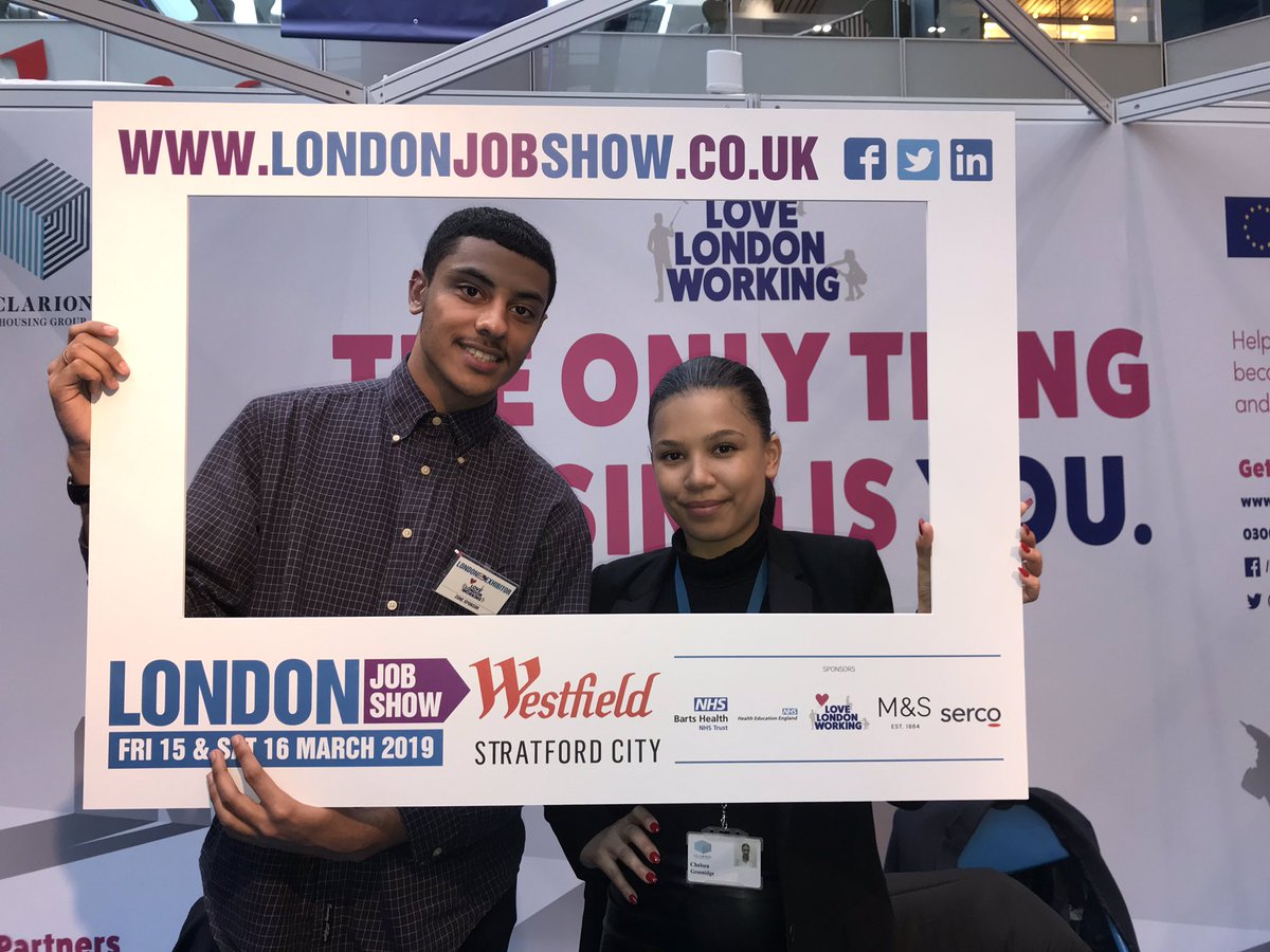 Successful day meeting new candidates ready to kickstart their career! We’re here again tomorrow from 10:00 - 5:00 to do it all over again! <a href="/londonjobshow/">London Job Show</a> #LONDONJOBSHOW
