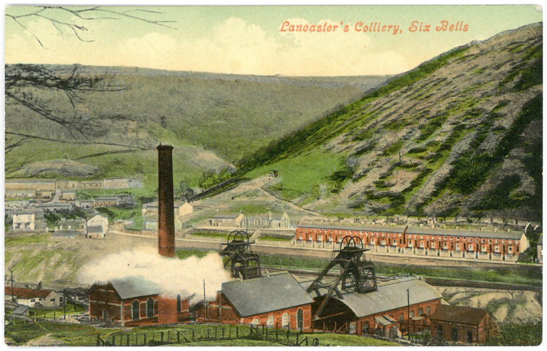 Today's post is an undated postcard of Lancaster's Colliery, Six Bells. (Ref: Pictorial/Abertillery).