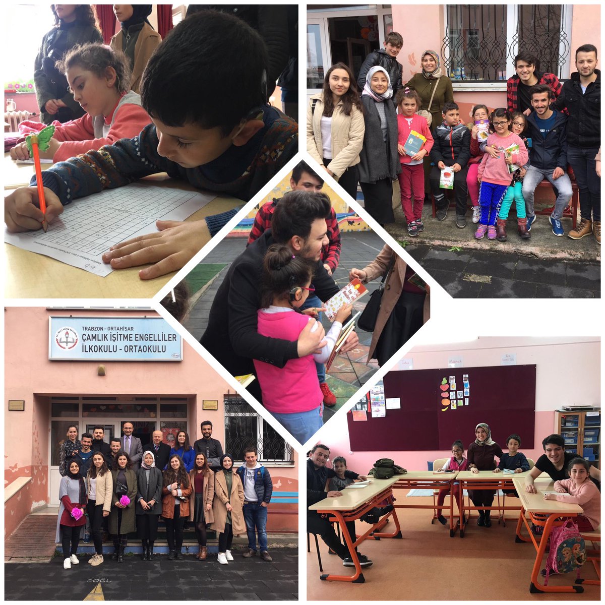 Sosyoloji Kulübü olarak sosyal sorumluluk faaliyetleri kapsamında Çamlık Özel Eğitim Merkezi İşitme Engelliler İlköğretim Okulu’na ziyarette bulunduk. Minik dostlarımıza hediyeler verdik ve oyunlar oynadık. Okul yönetimi ve hocalarla özel eğitim hakkında istişarede bulunduk.