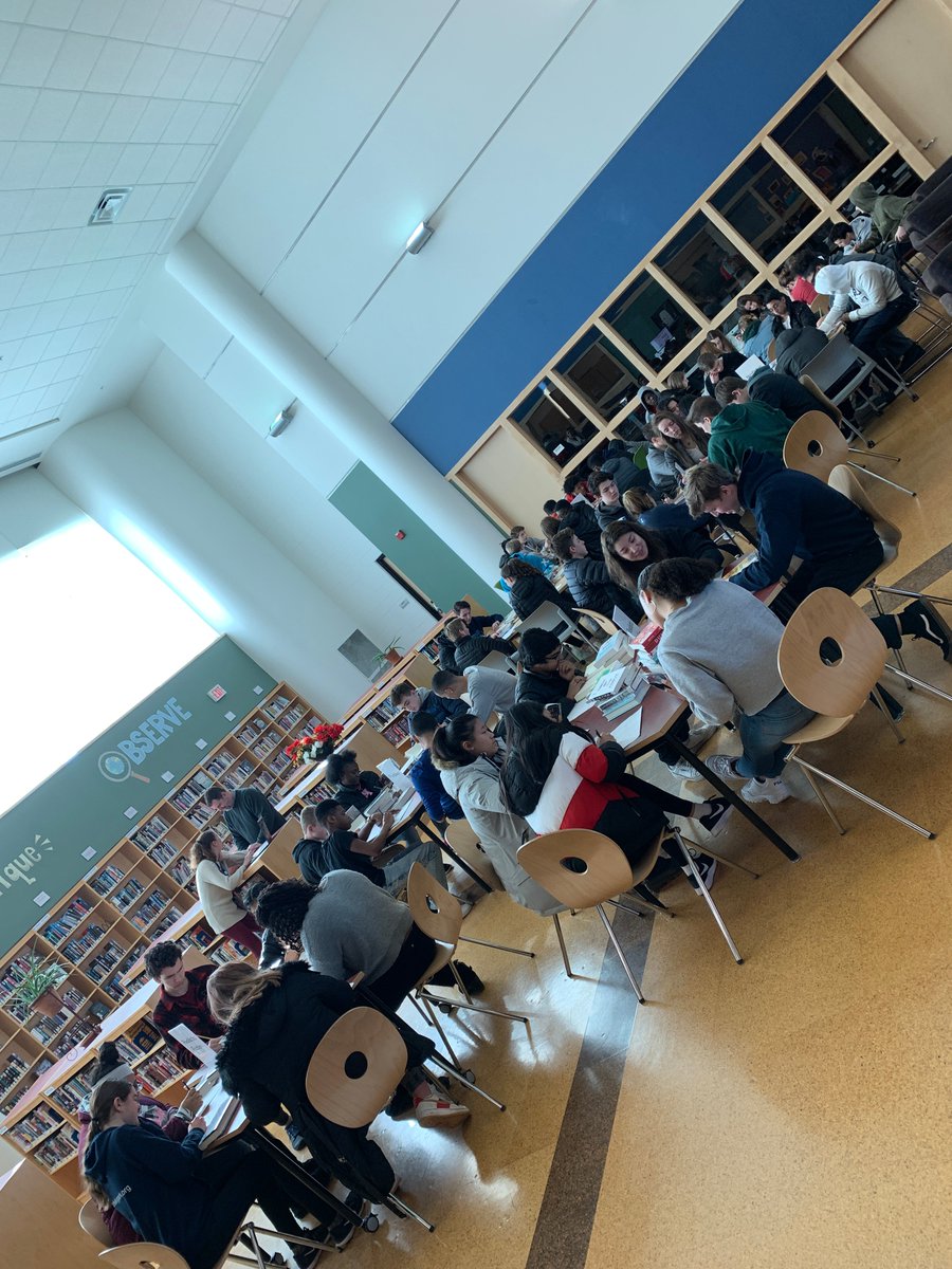 This week 15 classes came to the library so students could check out #books for #choicereading.  378 books were checked out!!  #marchisreadingmonth #reading <a href="/SkylineHighA2/">Skyline High School</a> <a href="/LibrarianMsHill/">Carolyn Hill</a> #a2engaged <a href="/A2schools/">A2 Public Schools</a>