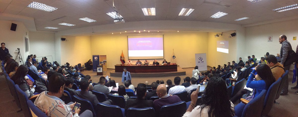 redam_ecuador's tweet photo. Comienza Panel Llamado a la Accion: con experiencias con datos abiertos del sector académico, sociedad civil y privado @FCD_Ecuador @Properati_Data @jorgepantojam @IAENUniversidad @marceloespinel #OpenDataEC #OpenGovWeek Modera @saraclaroscuro https://t.co/YFvLWwJEoL