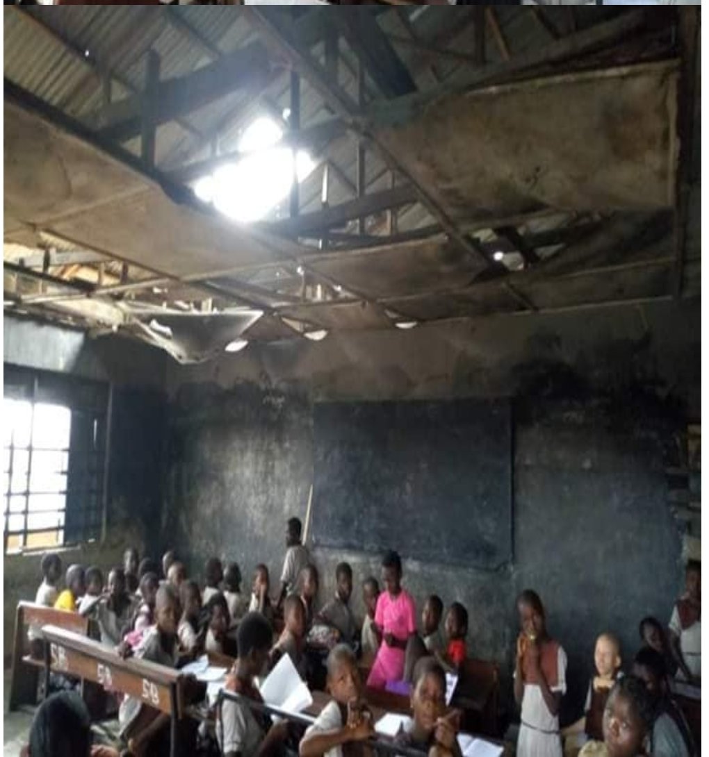 olushola_shola's tweet photo. This is the school the little girl was sent back from. A school of this hideous quality in Sapele, a major city in Delta state, a state probably the richest in Oil in Nigeria and singularly richer than any other oil producing Africa country. https://t.co/E0JXJAsyKt
