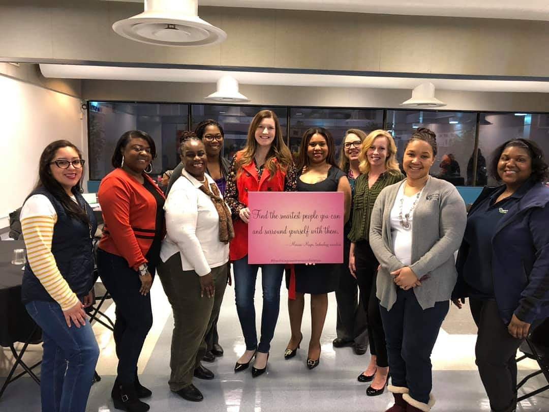 PrairieStateCol's tweet photo. PSC staff are leading the way through vision and action at the 11th annual Chicago Women’s Conference. #womenshistorymonth #staffdevelopment @PrairieStateCED https://t.co/otkughrCcc