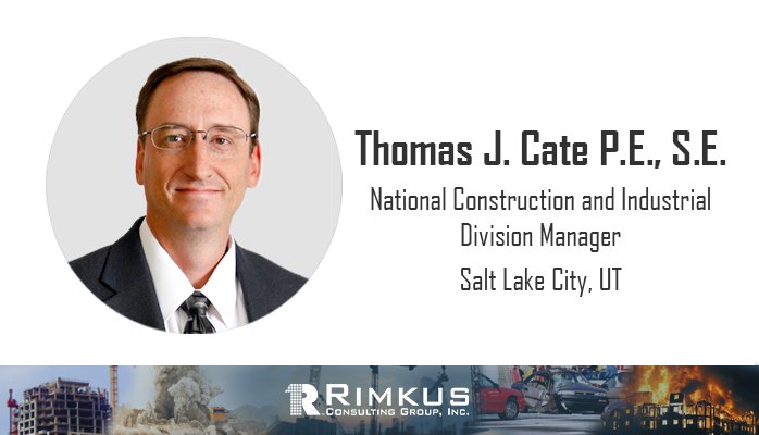 RimkusCG's tweet photo. #RimkusRecognizes #CivilStructuralEngineer TJ Cate, who has been promoted to National Construction and Industrial Division Manager! View his CV on our website: https://t.co/vJHfJarosf
Congratulations, TJ! #ForensicConsulting #ForensicEngineering https://t.co/qS4cKq95ft