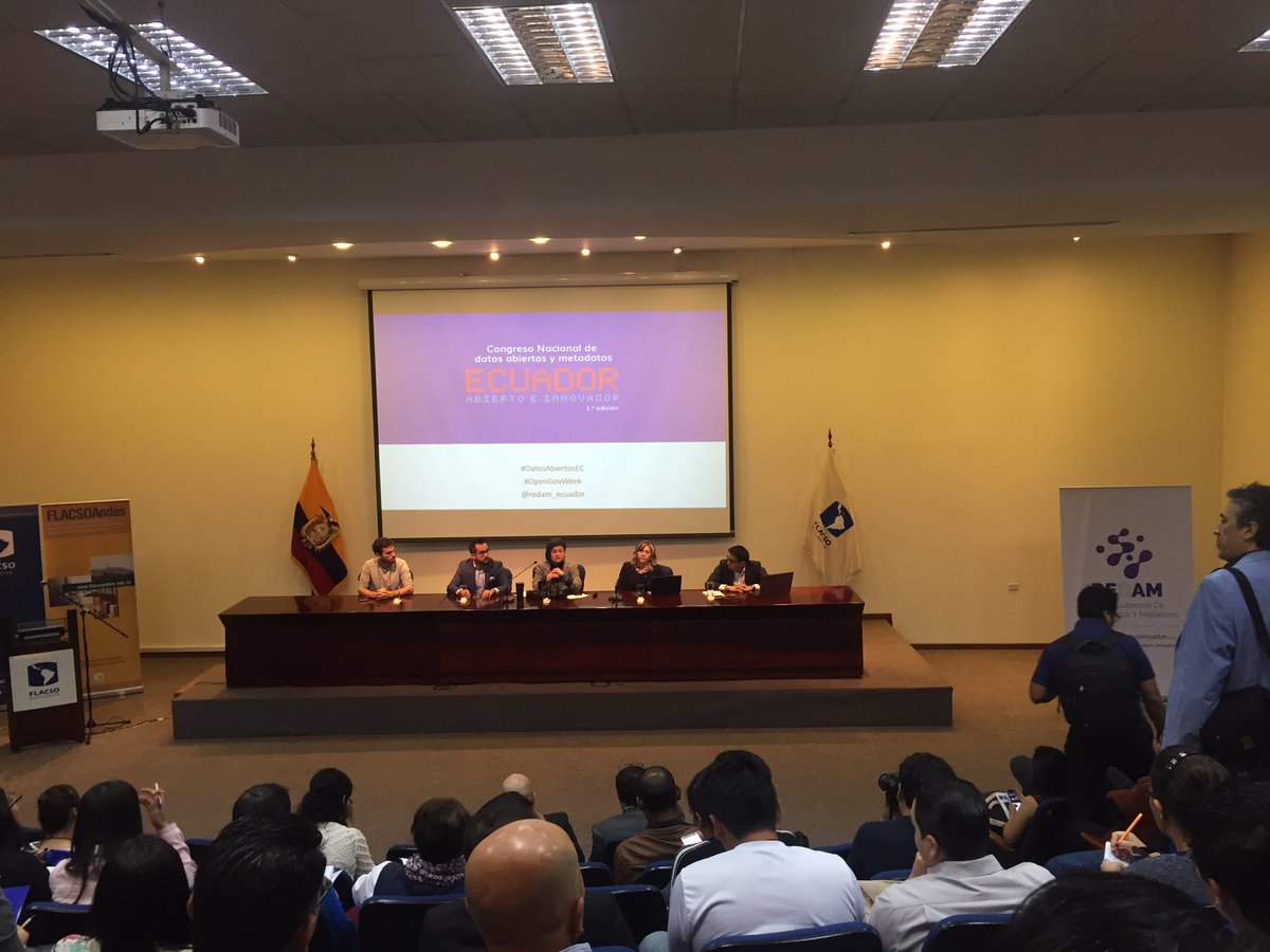 Panel de Llamado a la Accion #OpenData #DatosAbiertosEC I Congreso Nacional de Datos Abiertos y Metadatos