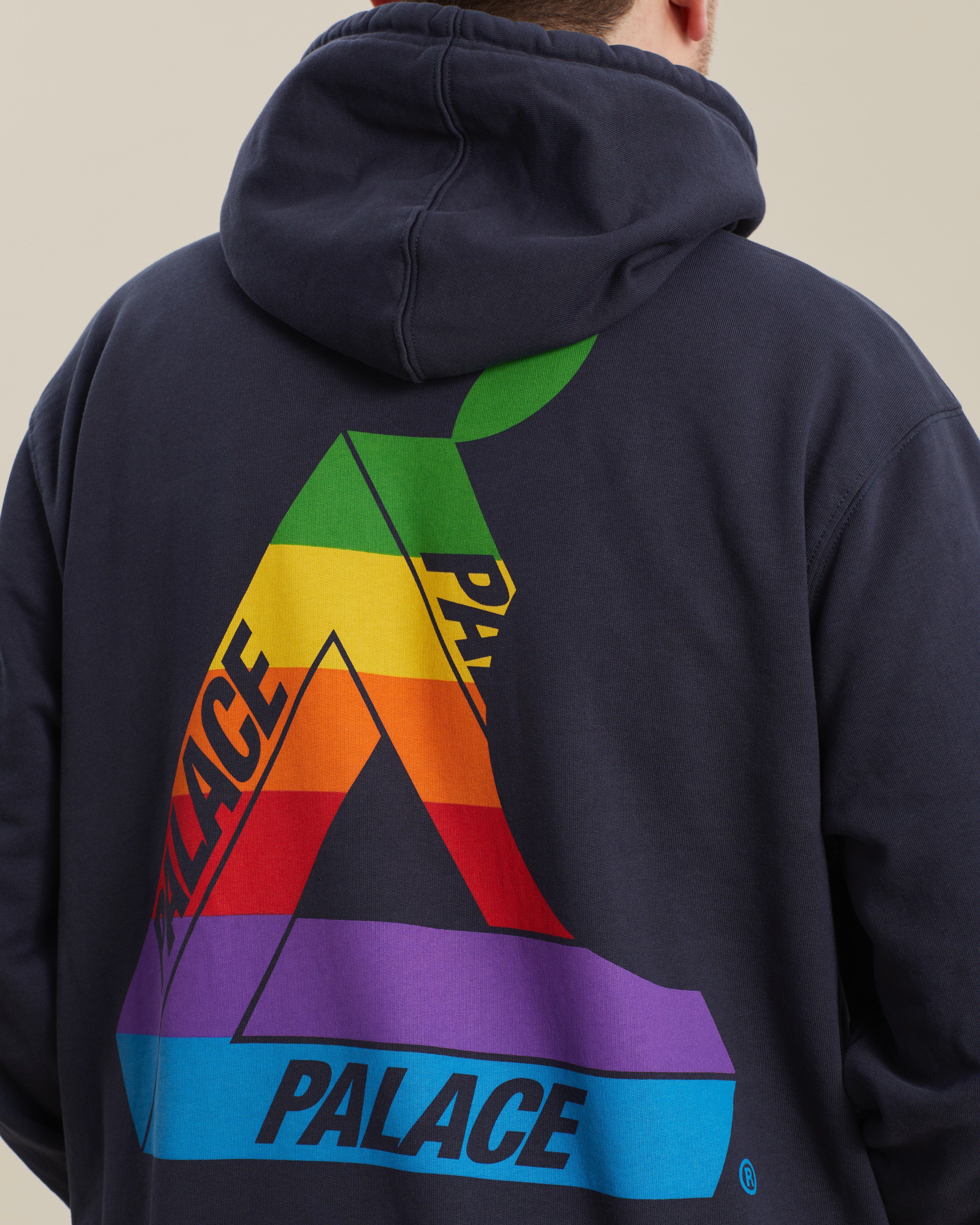 Palace multicolor hot sale hoodie