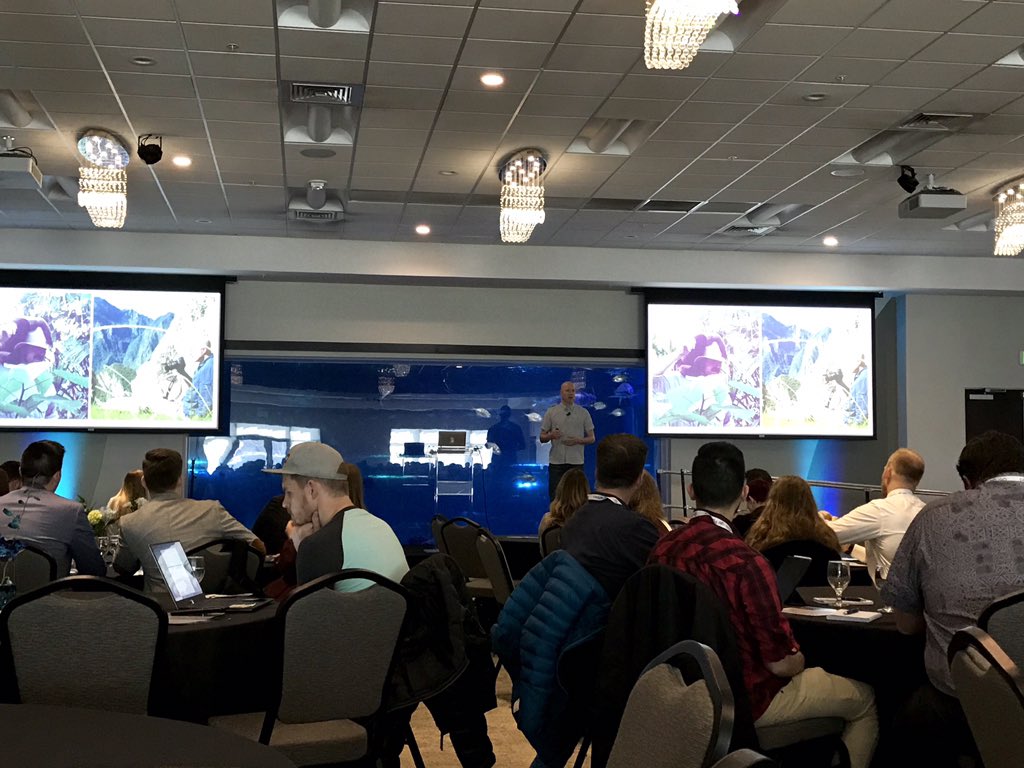 brit_brom's tweet photo. @cotopaxi CEO, David Smith: “Growing up, we’d spear fish for food &amp; live on uninhabited islands.”

Me: “This one time, my mom let me walk to the neighborhood snow shack by myself.” 🙃

#AvalaunchGoogleDay https://t.co/z0rifM83Jj